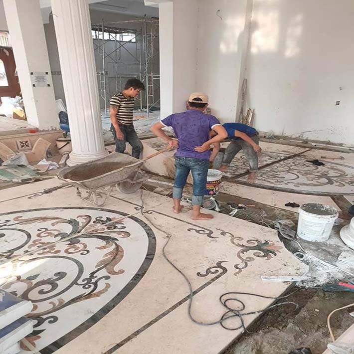 mẫu nền nhà dá marble hoa văn đep